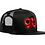 Thumbnail: GAS Trucker Hat Black Red  Logo