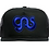 Thumbnail: GAS Trucker Hat Black Blue Logo