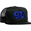 Thumbnail: GAS Trucker Hat Black Blue Logo