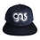 Thumbnail: GAS Snapback hat navy and silver logo